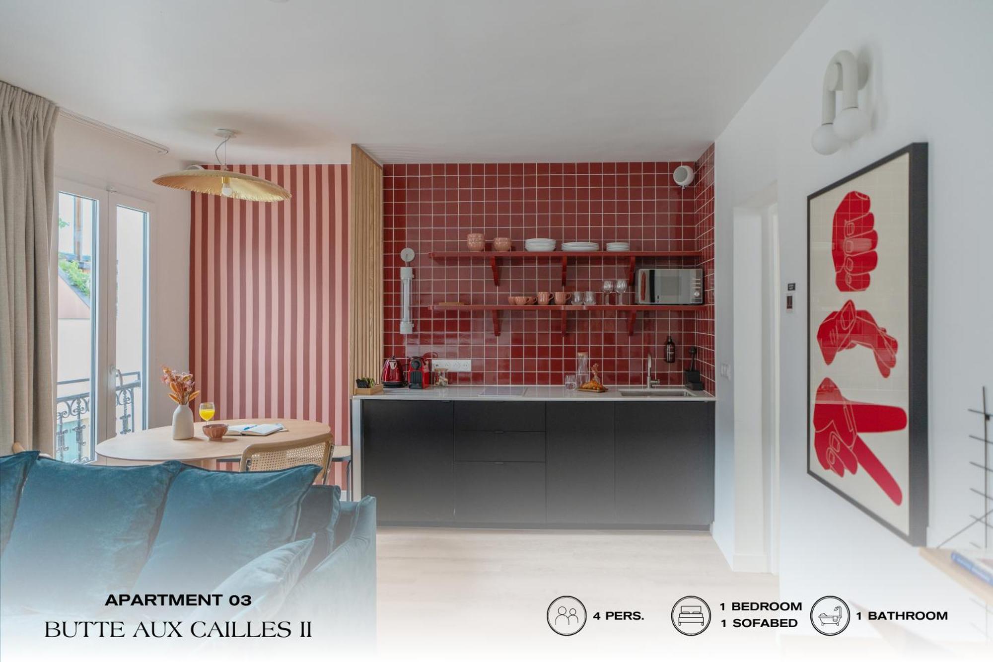 Ferienwohnung Beauquartier - Butte Aux Cailles II Paris Exterior foto
