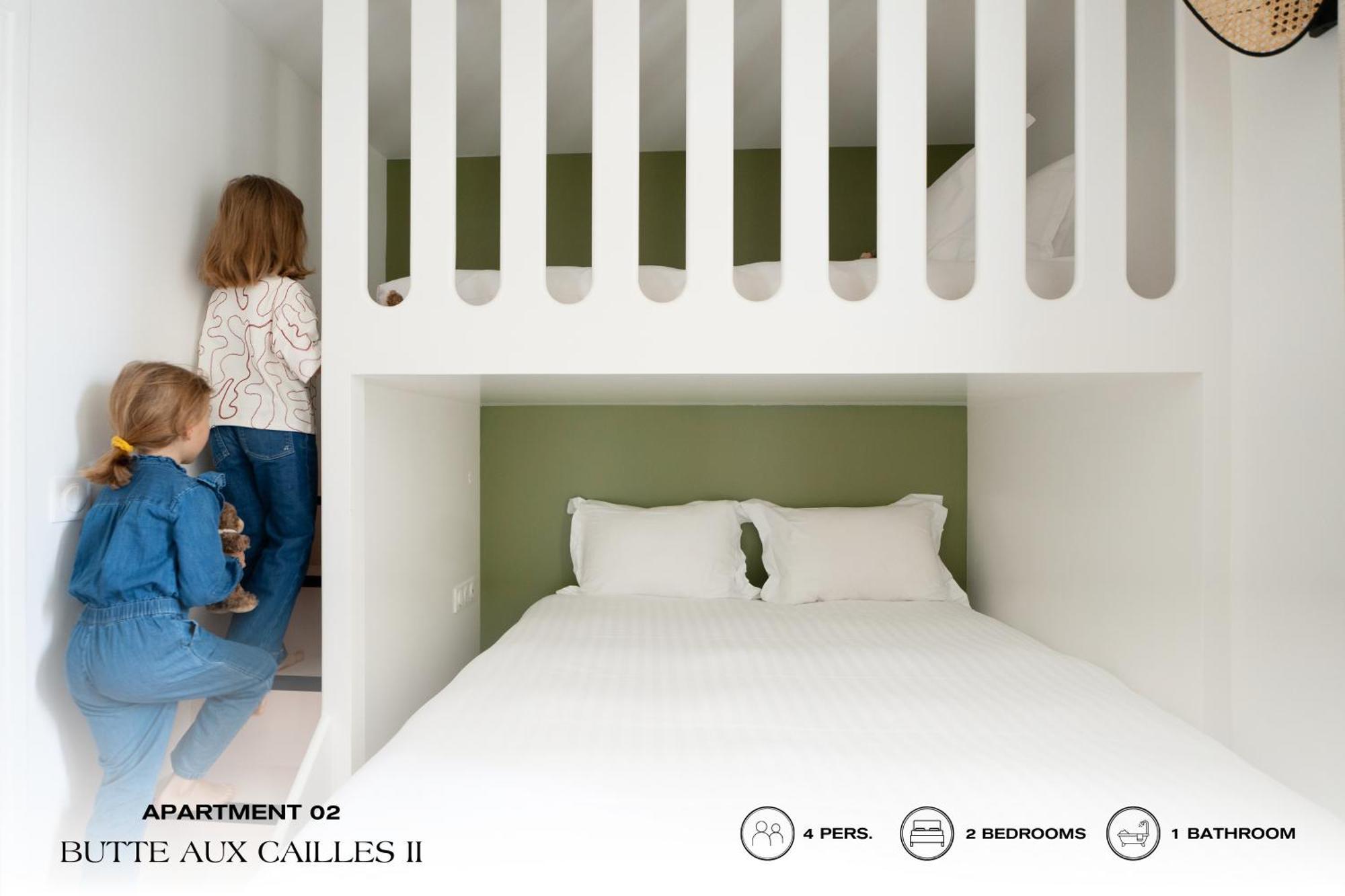 Ferienwohnung Beauquartier - Butte Aux Cailles II Paris Exterior foto