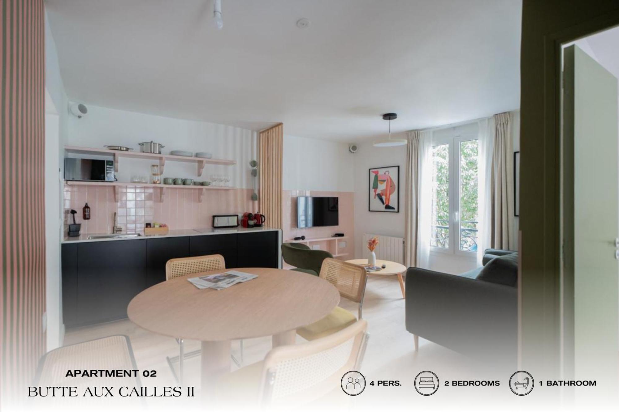 Ferienwohnung Beauquartier - Butte Aux Cailles II Paris Exterior foto