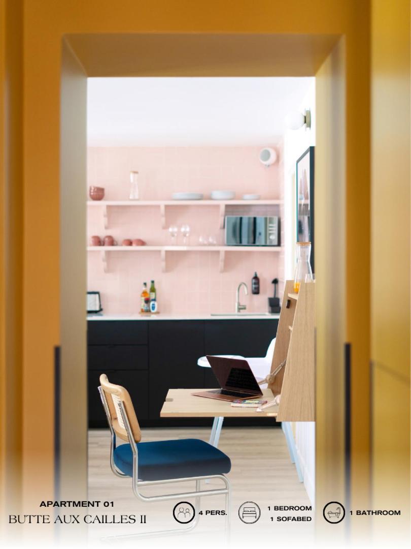 Ferienwohnung Beauquartier - Butte Aux Cailles II Paris Exterior foto