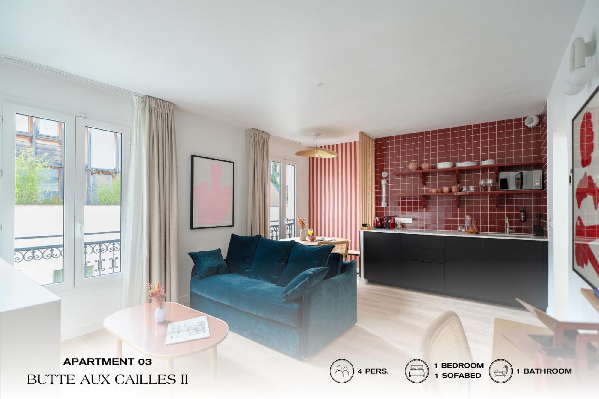 Ferienwohnung Beauquartier - Butte Aux Cailles II Paris Exterior foto