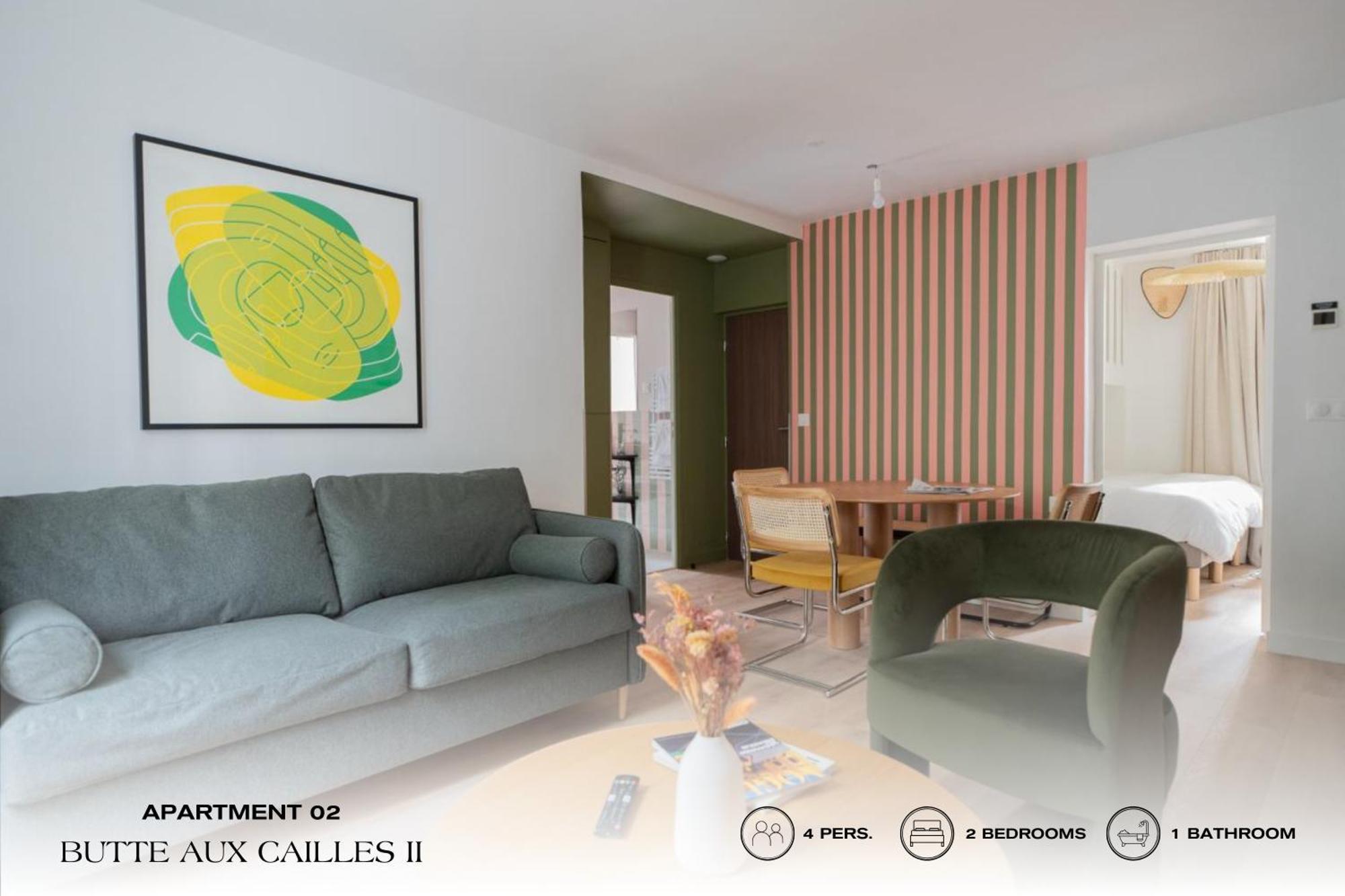 Ferienwohnung Beauquartier - Butte Aux Cailles II Paris Exterior foto