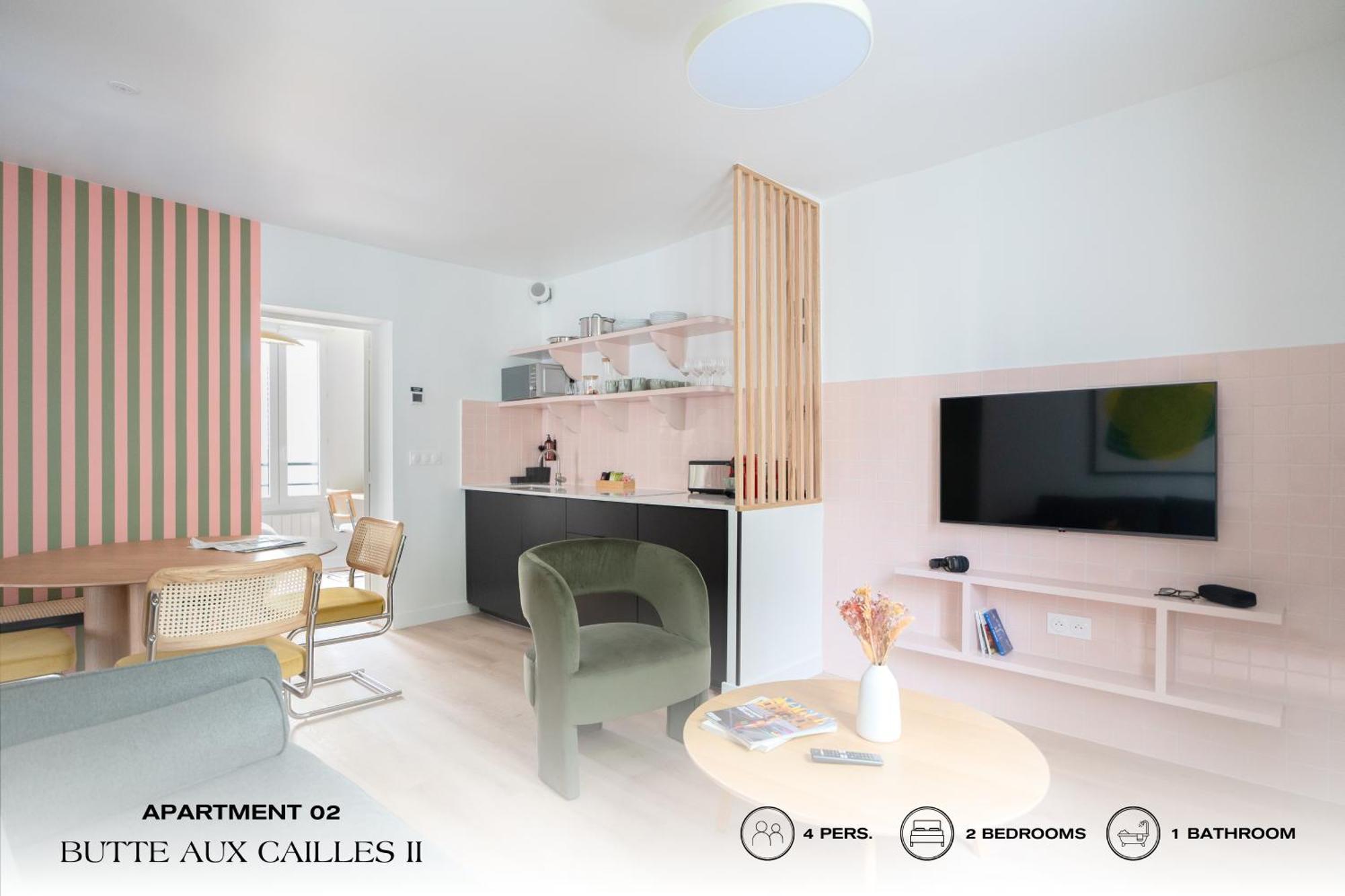 Ferienwohnung Beauquartier - Butte Aux Cailles II Paris Exterior foto