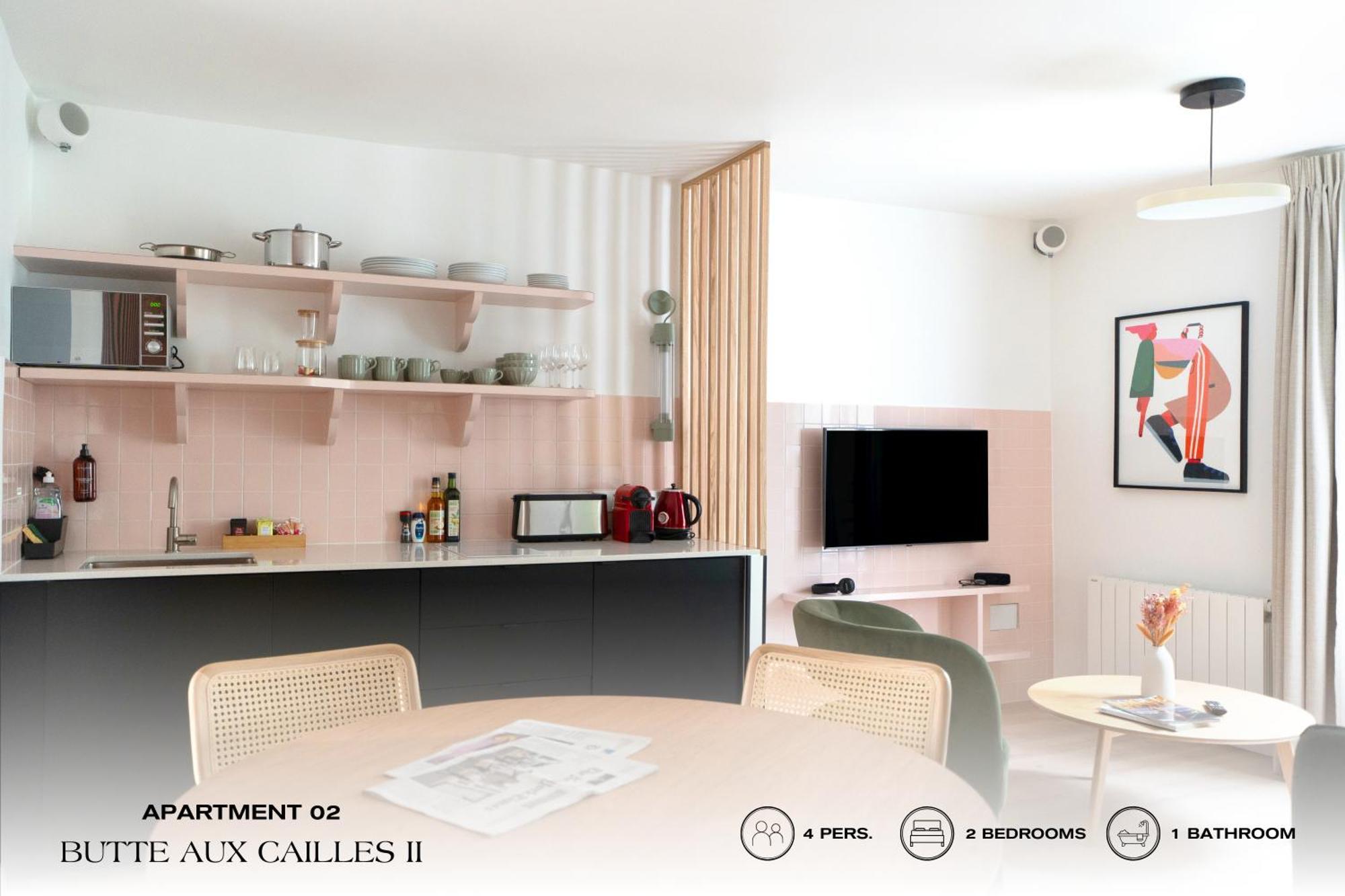Ferienwohnung Beauquartier - Butte Aux Cailles II Paris Exterior foto
