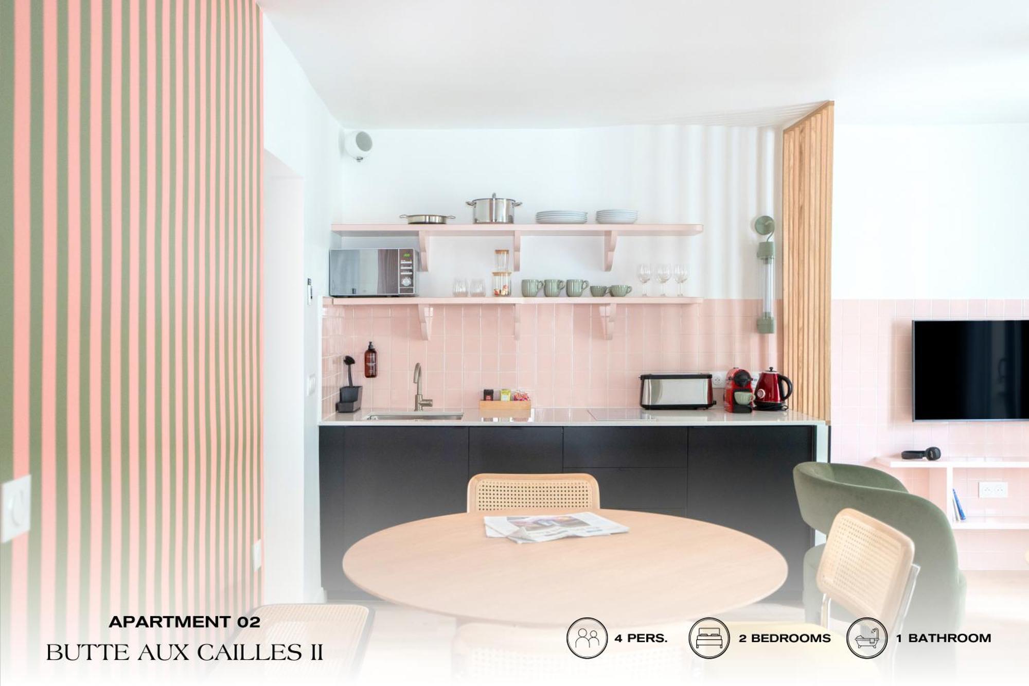 Ferienwohnung Beauquartier - Butte Aux Cailles II Paris Exterior foto