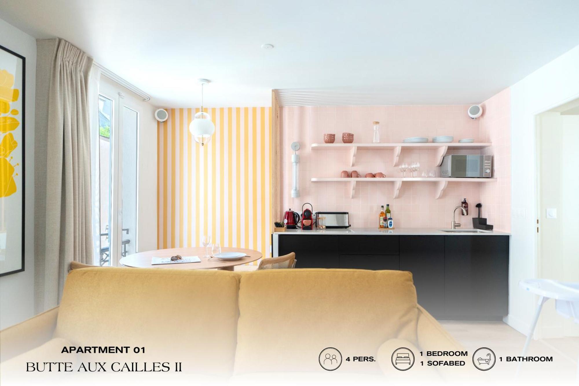 Ferienwohnung Beauquartier - Butte Aux Cailles II Paris Exterior foto